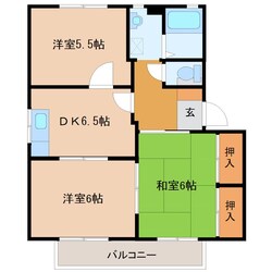 スカイハイツの物件間取画像